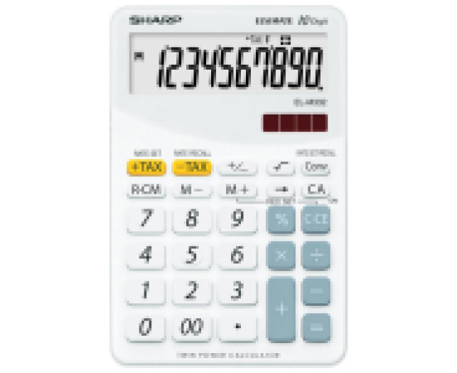 Sharp ELM322BWH számológép fehér