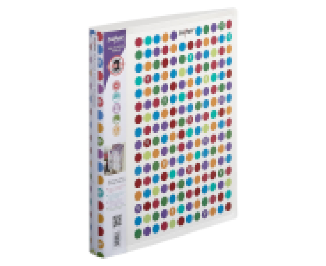 Snopake Polka Dot gyűrűskönyv A4 2 gyűrűs 25mm