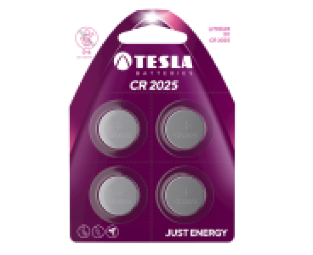 Tesla CR2025 lítium elem 4db