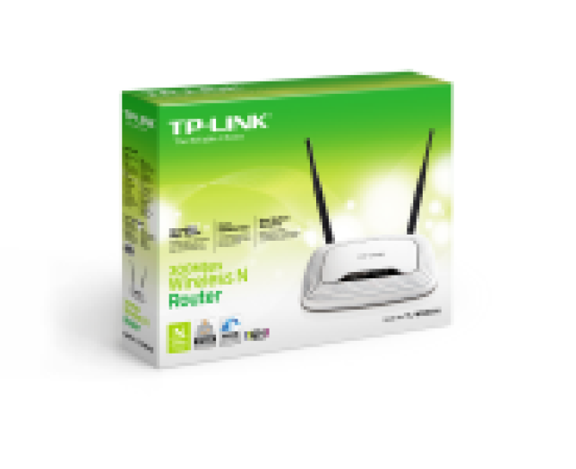 TP-Link TL-WR841N wifi router 300 Mbps N, 4 portos, 2 ant.