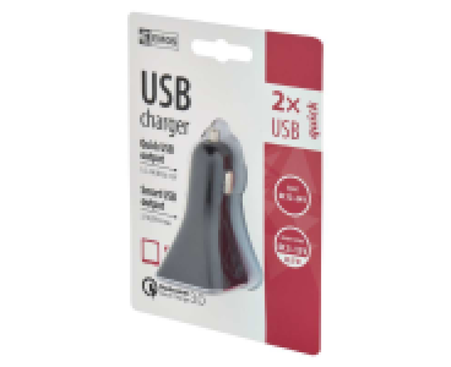 Univerzális autós usb töltő 3A 2 usb