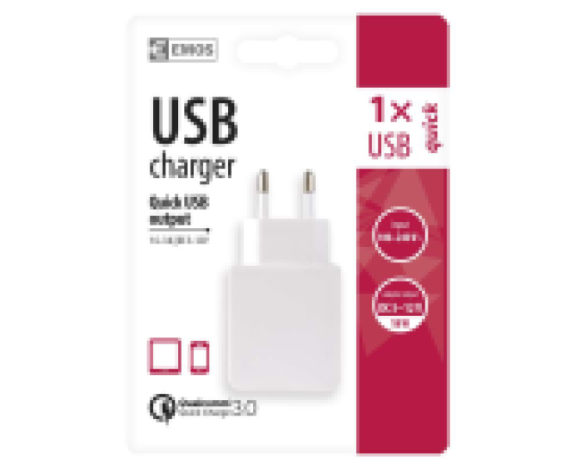 Univerzális usb töltő quick 3A