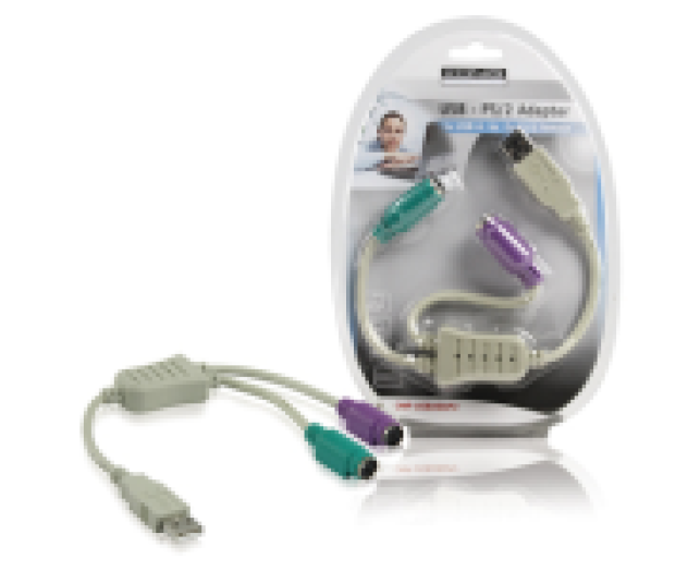 USB-2XPS/2 átalakító adapter
