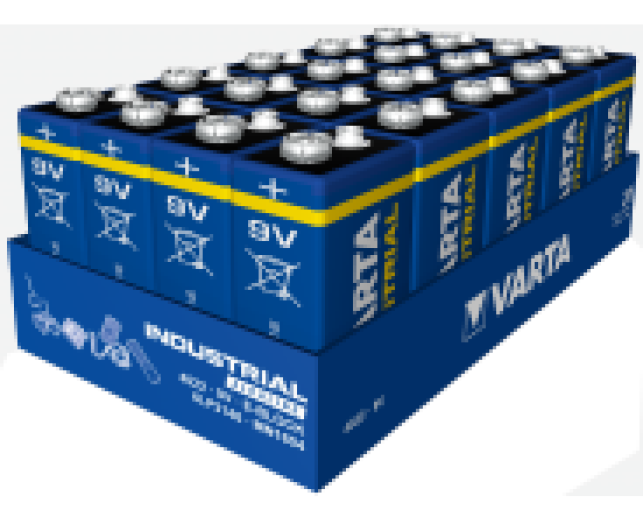 Varta Industrial 9V alkáli elem 6LR61 20db/cs
