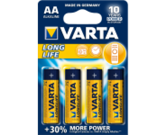 Varta LONGLIFE EXTRA AA ceruza tartós elem, 4db/cs