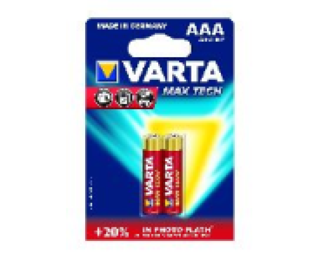 Varta MAX TECH AAA mikro ceruza tartós elem, 2db/cs