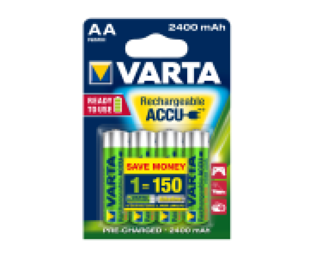 Varta power AA ceruza akku 4db/cs, 2400mAh