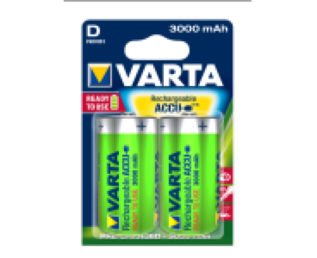 Varta power D góliát akku 2db/cs, 3000mAh