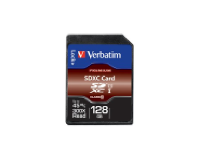 Verbatim 128GB SDXC CL10 memóriakártya