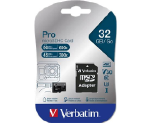 Verbatim 32GB SDHC CL10 UHS-I PRO memóriakártya