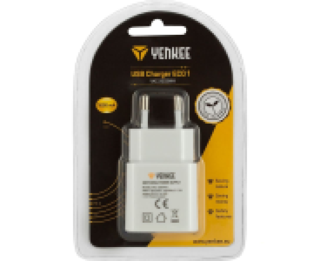 Yenkee YAC 2003 WH hálózati USB töltő