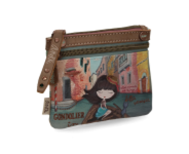 Anekke Venice pénztárca mini 2rekeszes 14x3x10 cm