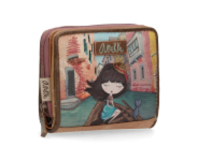 Anekke Venice pénztárca mini négyzetes 10x3x9 cm