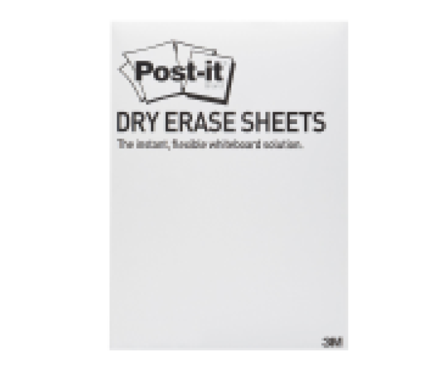3M öntapadó fehértábla lapok SuperSticky DryErase 15*27x39