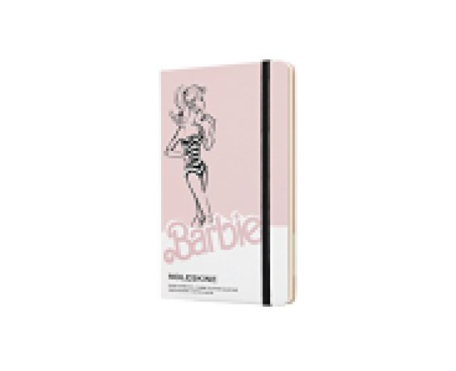 Moleskine notesz Large kemény pink sima Barbie Fürdőruha