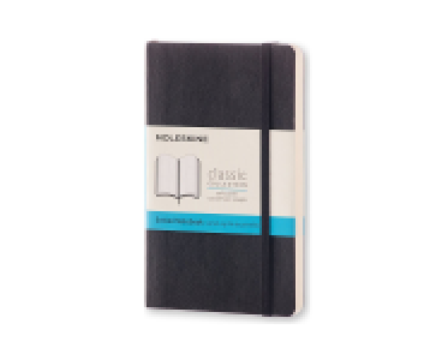 Moleskine notesz Pocket puha fekete pontozott