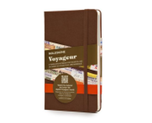 Moleskine notesz Voyageur kemény barna Utazó