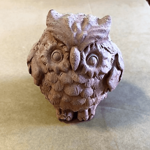 BAGOLY FIGURA AGYAG, 10X9CM