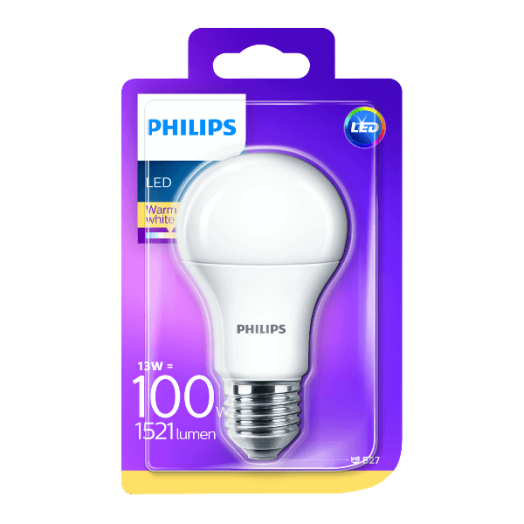 LED FÉNYFORRÁS GÖMB E27 13W 1521LM 2700K 15000H A60 MATT
