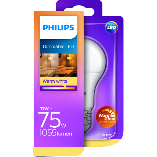 LED FÉNYFORRÁS GÖMB E27 11,5W DIM. 1055LM 2700K 15000H A60 MATT