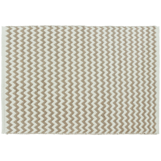DARABSZŐNYEG ZIG ZAG 70X140 CM BARNA/BEIGE