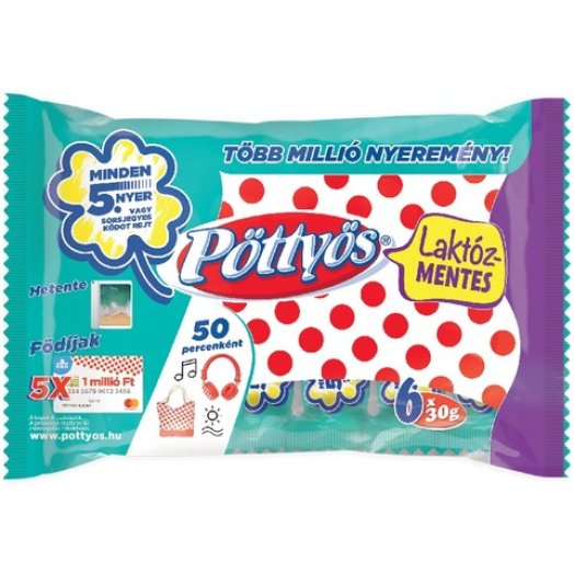Pöttyös laktózmentes túró rudi