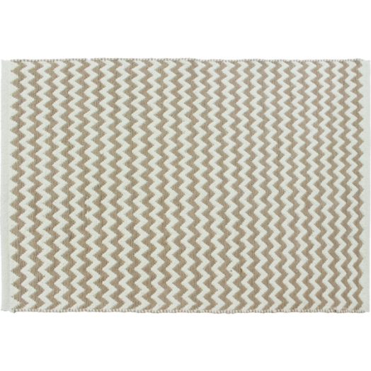 DARABSZŐNYEG ZIG ZAG 120X170 CM BARNA/BEIGE