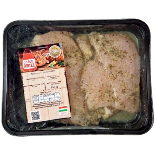 Tesco zöldfűszeres csirkemellfilé