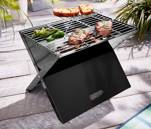Összecsukható, hordozható grillsütő