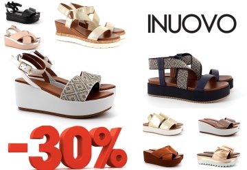 30%-os kedvezmény a legújabb INUOVO szandálokra, papucsokra!