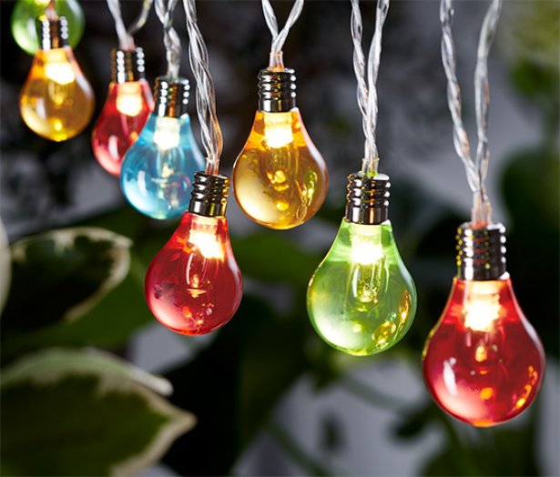 LED-es égősor, 12 villanykörte