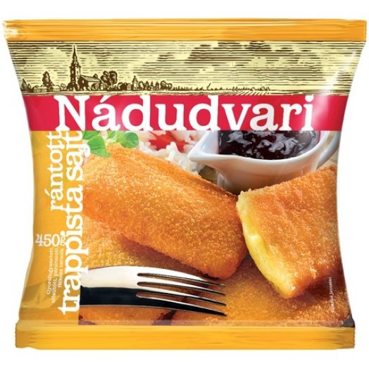 Nádudvari panírozott trappista sajt vagy mozzarella snack