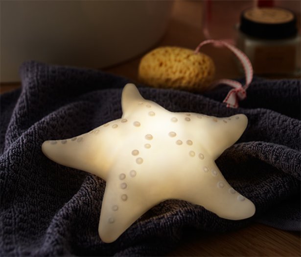 Tengeri csillag, LED-es díszlámpa