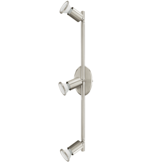 BUZZ-C LED FALI LÁMPA GU10 3X4W 3X220LM MATT NIKKEL RGB FÉNYFORRÁSSAL