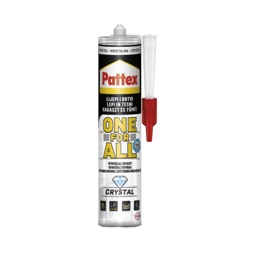 PATTEX ONE FOR ALL CRYSTAL 290G ÉPÍTÉSI SZERELŐ RAGASZTÓ