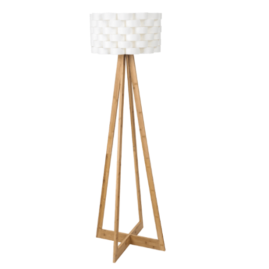 ANDY ÁLLÓLÁMPA E27 60W BAMBUSZ FEHÉR