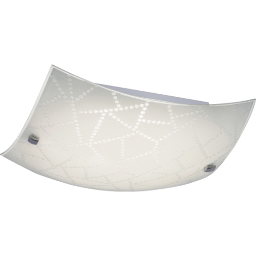 EMORY LED MENNYEZETI LÁMPA 12W D30 FEHÉR MINTÁS/ KRÓM