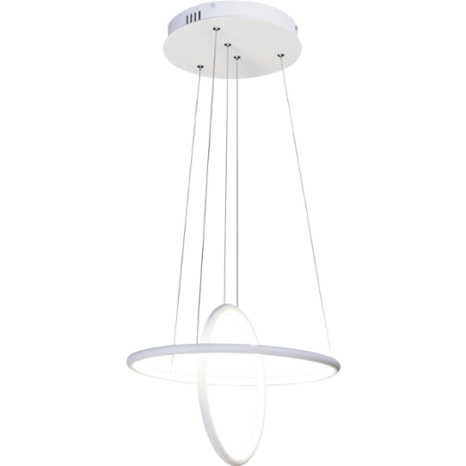 DONATELLA LED FÜGGESZTÉK 37W 2300LM FEHÉR / KRÓM