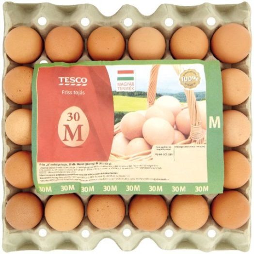 Tesco tojás