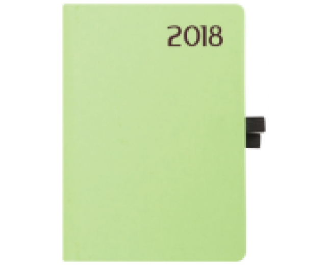 Agenda Rainbow  R022 B6 napi neon zöld