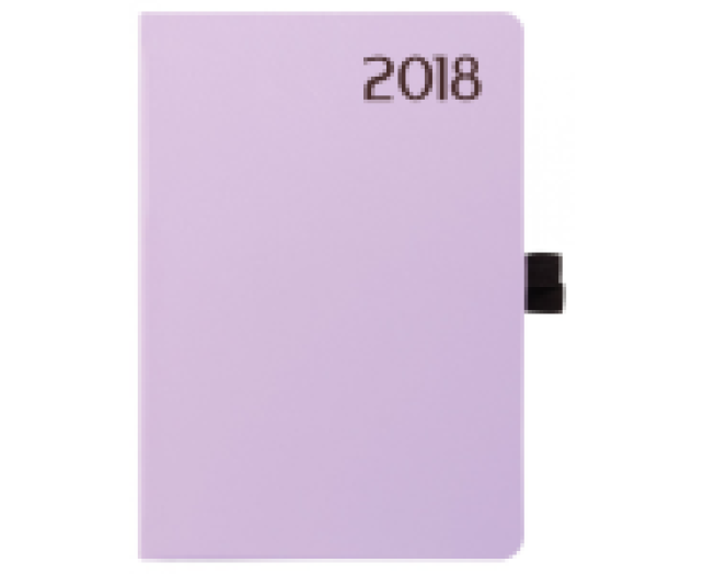 Agenda Rainbow R015 A/5 heti lila