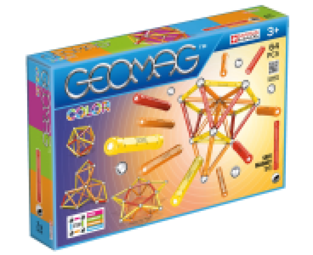 Geomag Color mágneses építő 64db