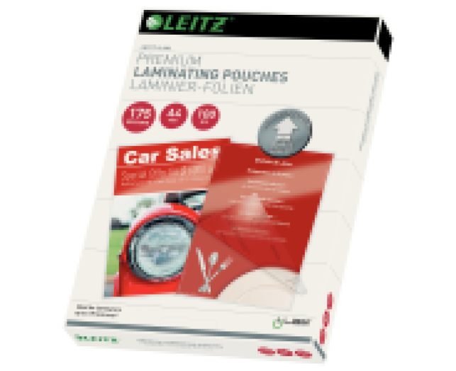 Leitz A4 lamináló fólia 350mic(2x175) 100db/cs