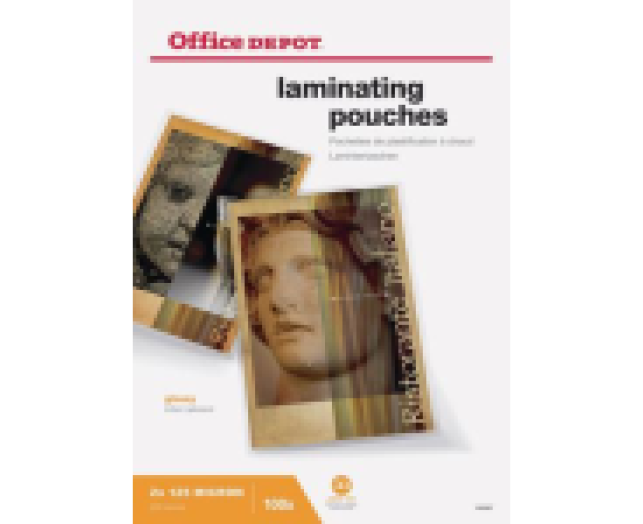 Office Depot A3 lamináló fólia 250mic(2x125), 100db/cs