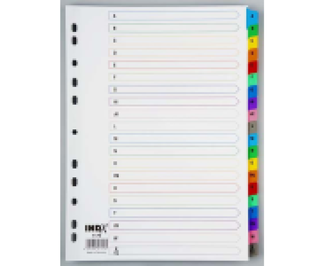 Office Depot karton regiszter