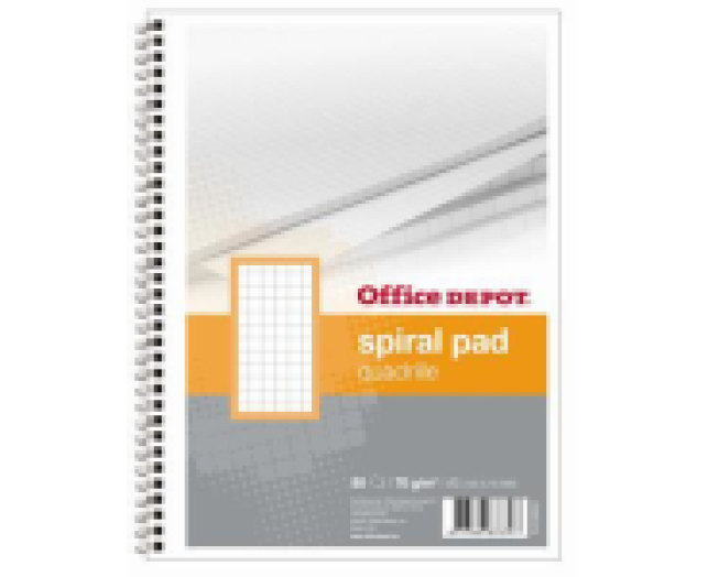 Office Depot lefűzhető spirálfüzet A5+