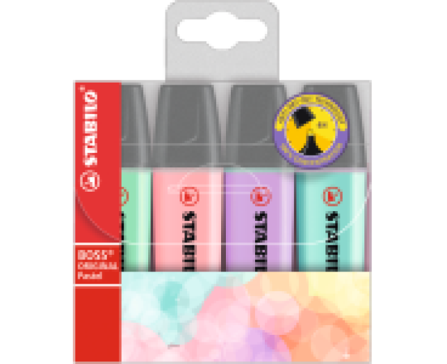 Stabilo Boss Original Pastel szövegkiemelő készlet 4db-os