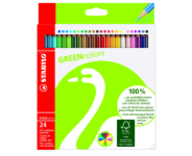 STABILO GREENCcolors színes ceruza 12 színű készlet