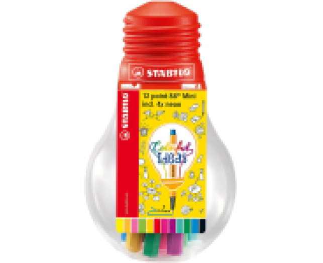 STABILO point 88 Mini Colorful Ideas tűfilc készlet 12 db-os