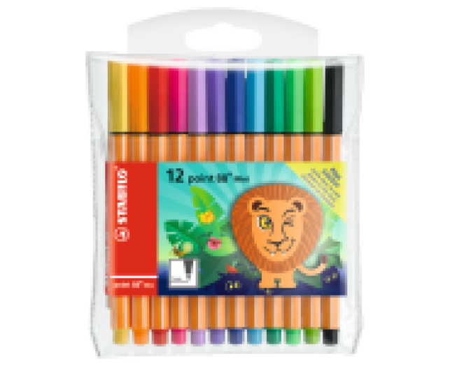 STABILO point 88 Mini tűfilc 12 db-os készlet